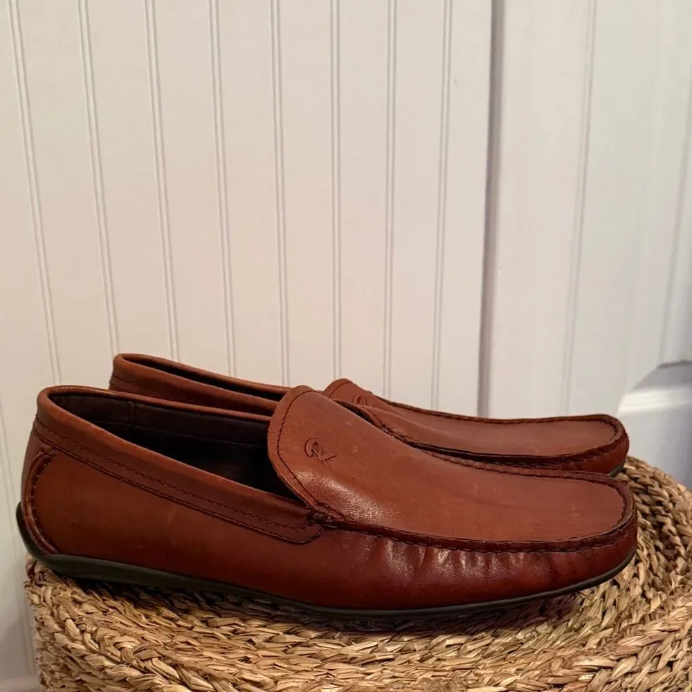 Rami al Ali Luxury Men's Brown Leather Loafers - Size 41